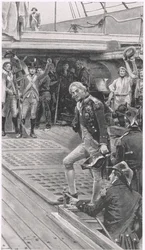 Nelson Coming on Deck